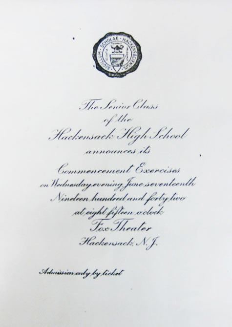 Commencement Back Page